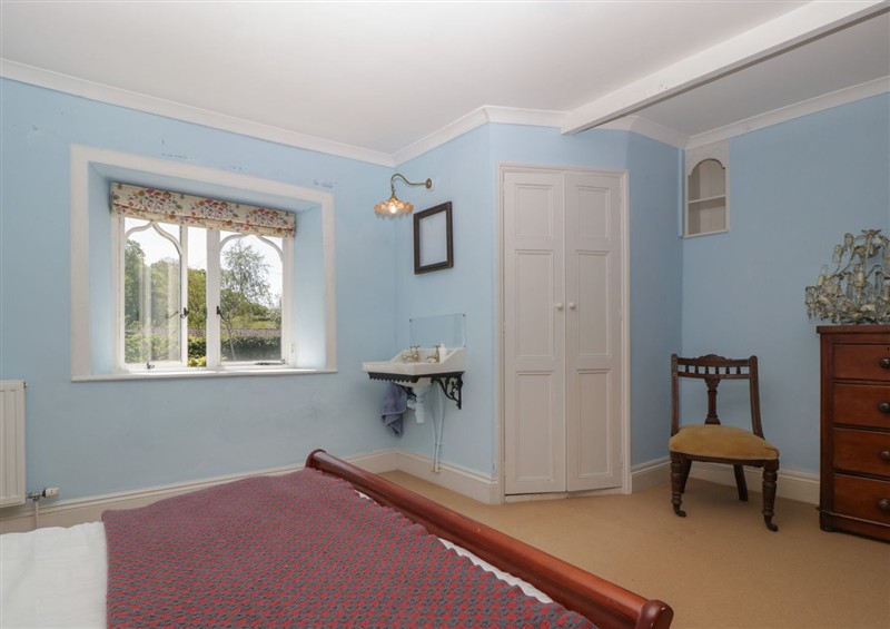 One of the bedrooms at Cefn Campstone, Llanvihangel Crucorney near Abergavenny