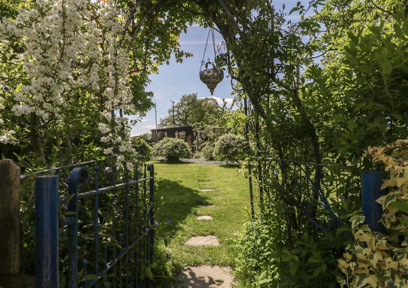 The garden at Cefn Campstone, Llanvihangel Crucorney near Abergavenny
