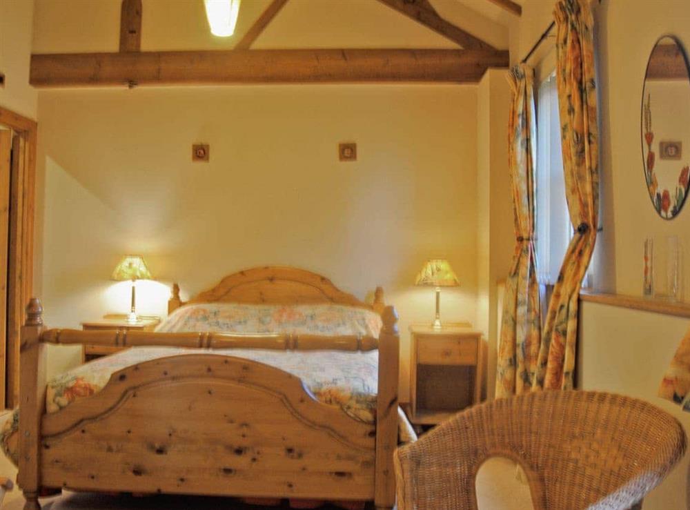 Double bedroom at Cefn Colwyn Barn in Trefeglwys, near Caersws, Powys