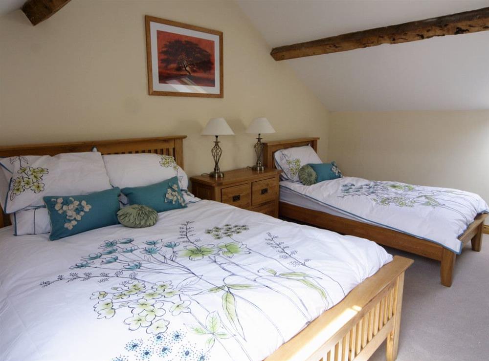 Bedroom at Cefnaire Isaf in Newtown, Powys