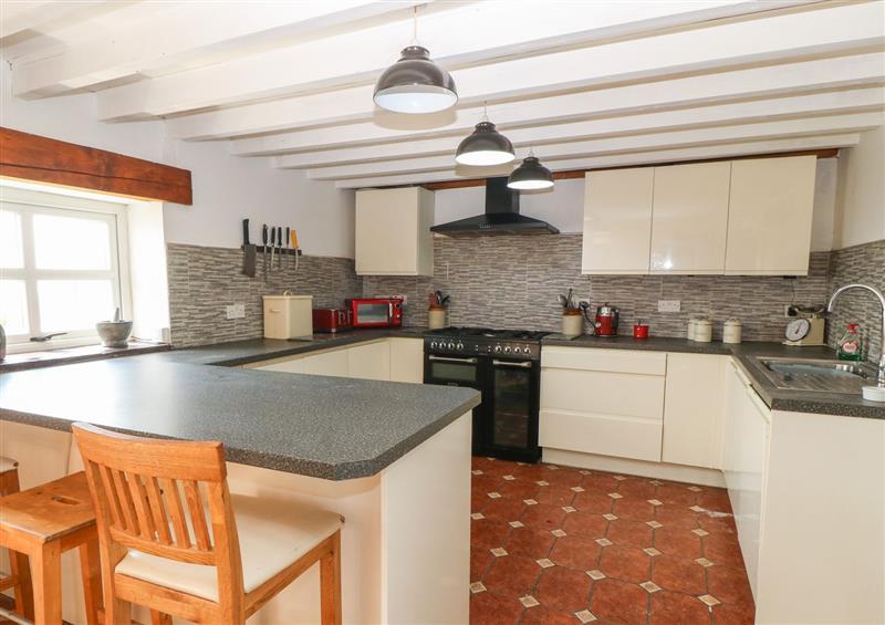 This is the kitchen at Cefnbron, Llanaelhaearn near Trefor