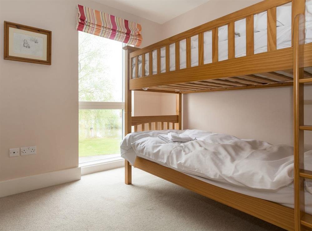 Bunk bedroom at Celandine in Somerford Keynes, near Cirencester, Gloucestershire