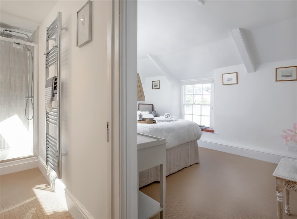 En-suite at Cellars Cottage in Portscatho, Cornwall