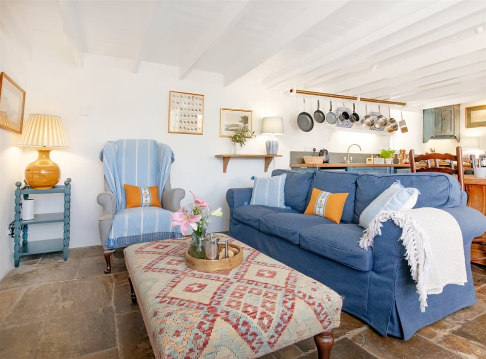 Living area (photo 4) at Cellars Cottage in Portscatho, Cornwall