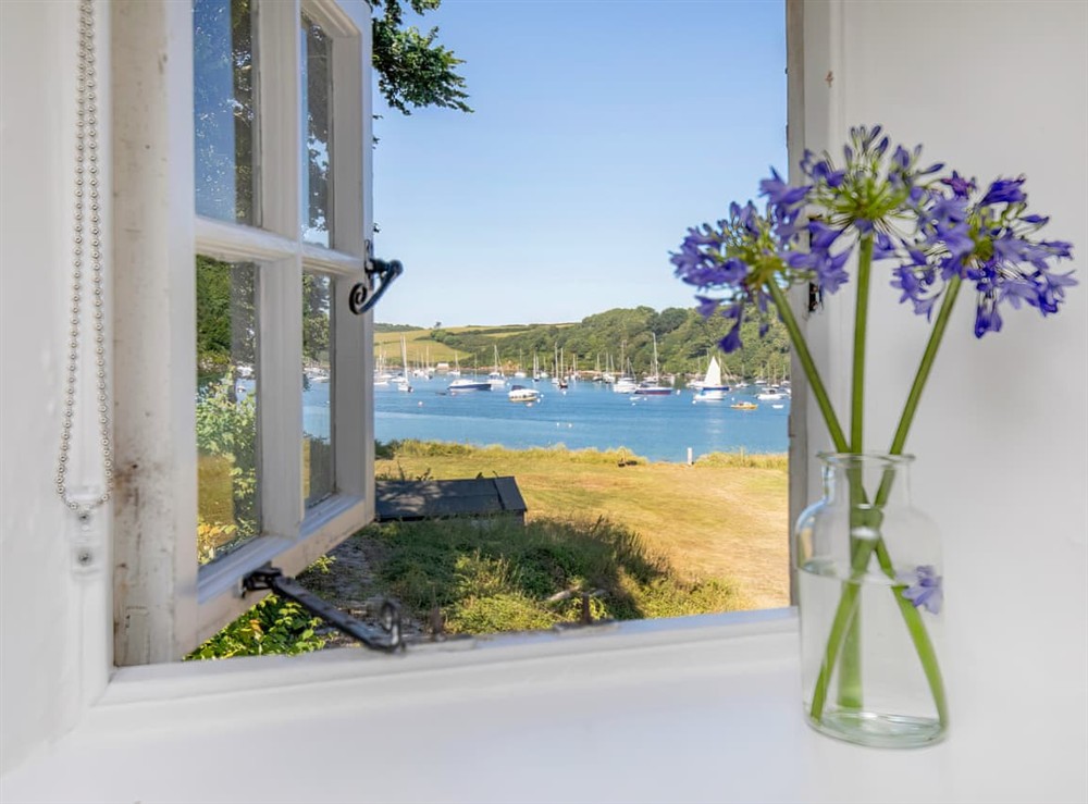 View at Cellars Cottage in Portscatho, Cornwall
