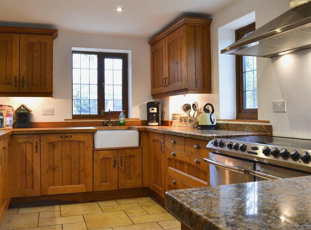 Kitchen at Celyn in Montgomery, Powys