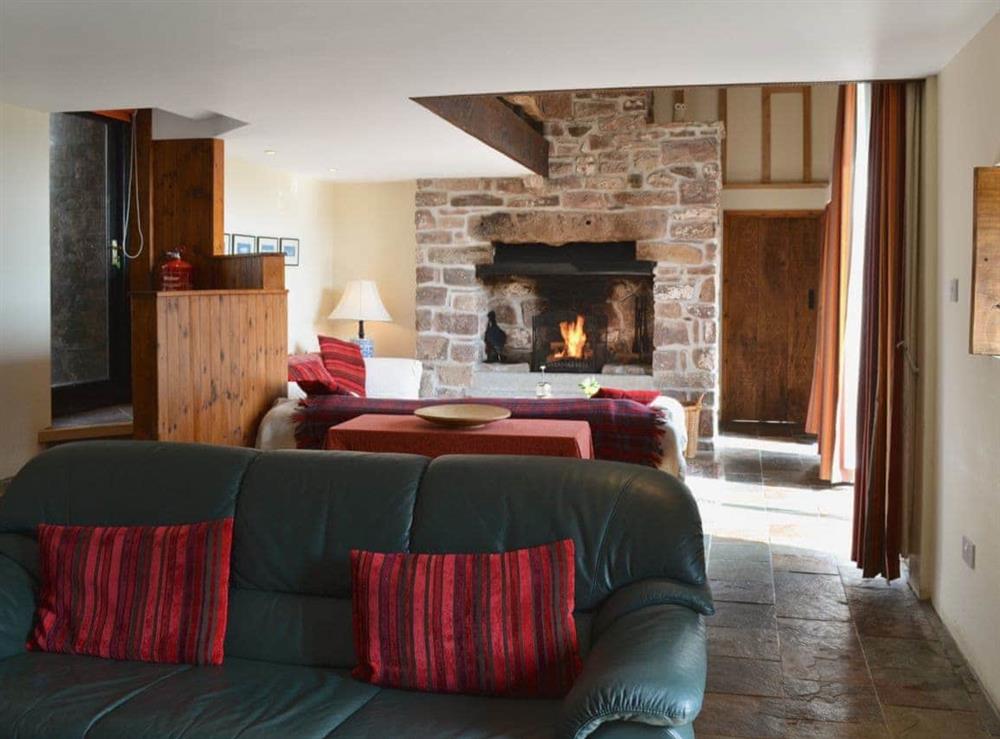 Living room (photo 3) at Cennen Cottages at Blaenllynnant, Ysgubor Fawr in Gwynfe, Llangadog, Carmarthenshire., Dyfed