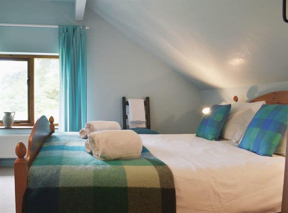 Double bedroom at Cennen Cottages at Rhyblid Fach  in Myddfai, Llandovery., Dyfed