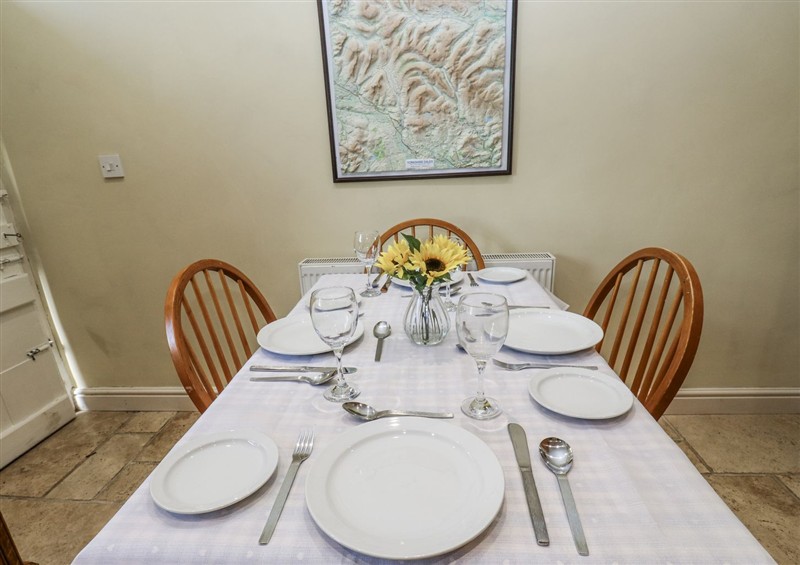 The dining area at Centenary Cottage, Skipton