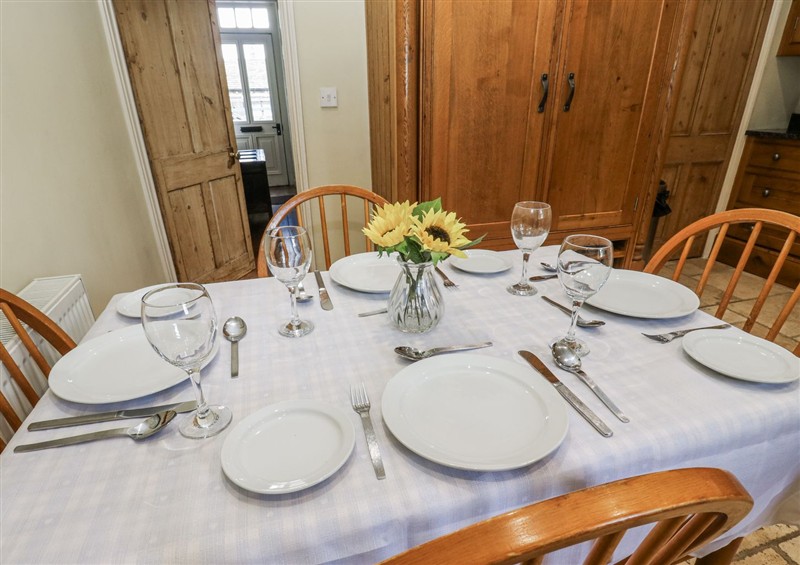 The dining room at Centenary Cottage, Skipton