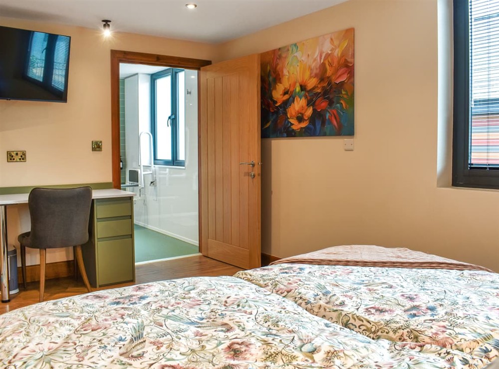 Double bedroom (photo 2) at Centilen Pedr in Nansidyll, Dyfed