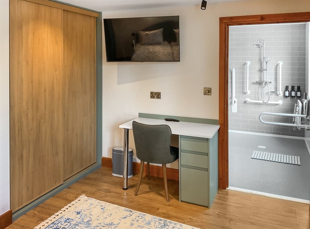 Double bedroom (photo 3) at Centilen Pedr in Nansidyll, Dyfed