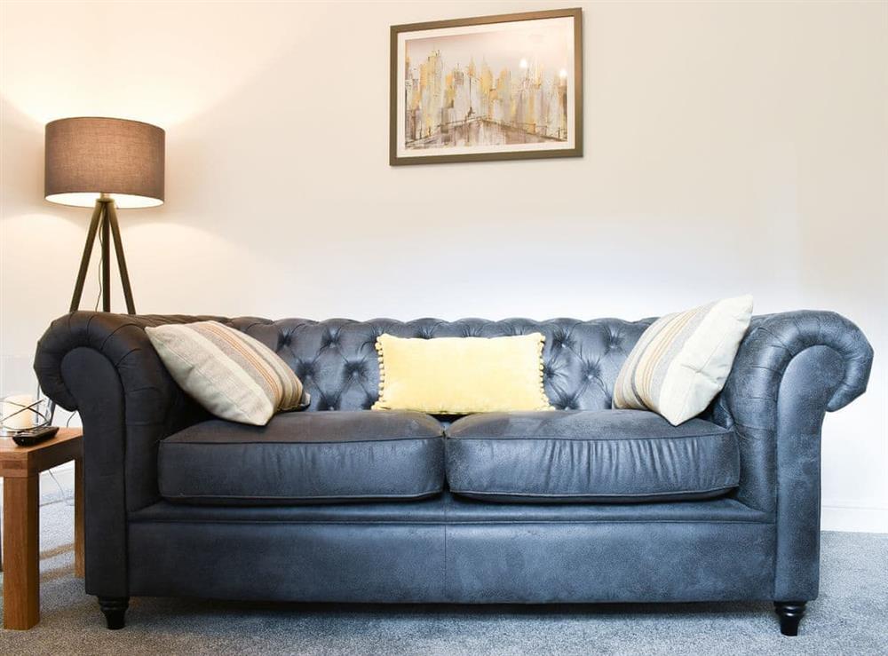 Living area at Central Hall Apartment in Whitby, North Yorkshire