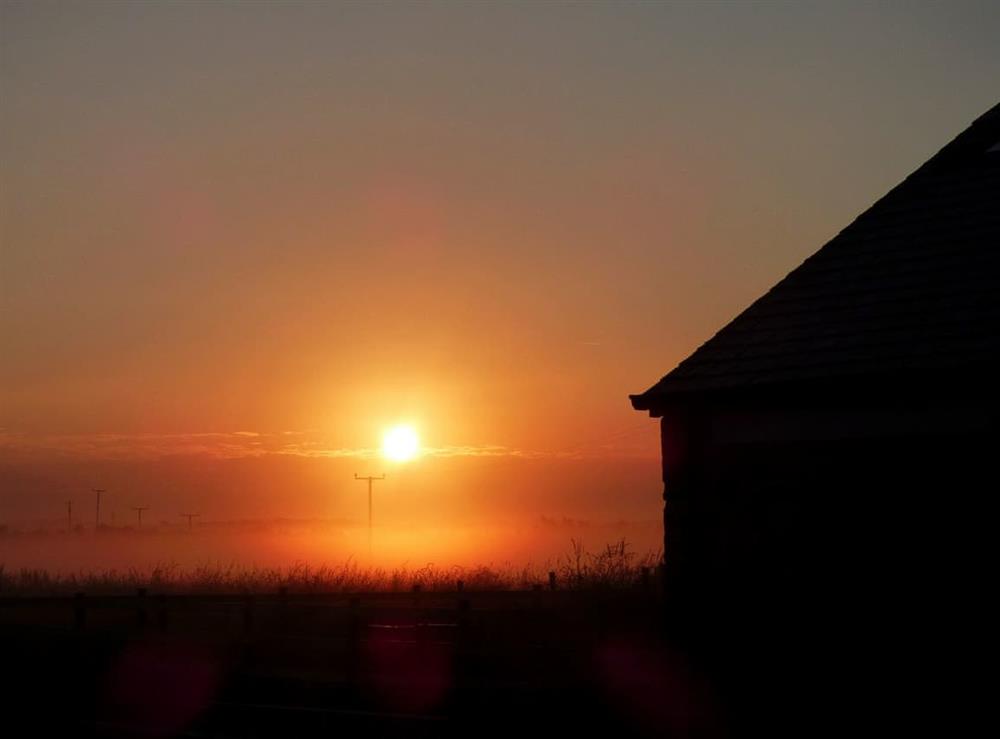 Dazzling sunrise (photo 2) at Lapwing Cottage, 