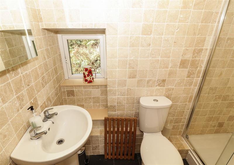 This is the bathroom (photo 3) at Cerrig Y Rhwydwr, Prenteg near Garreg