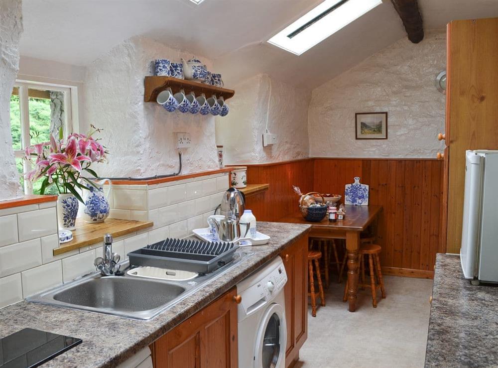 Kitchen at Ceunant in Dinas Mawddwy, near Dolgellau, Gwynedd