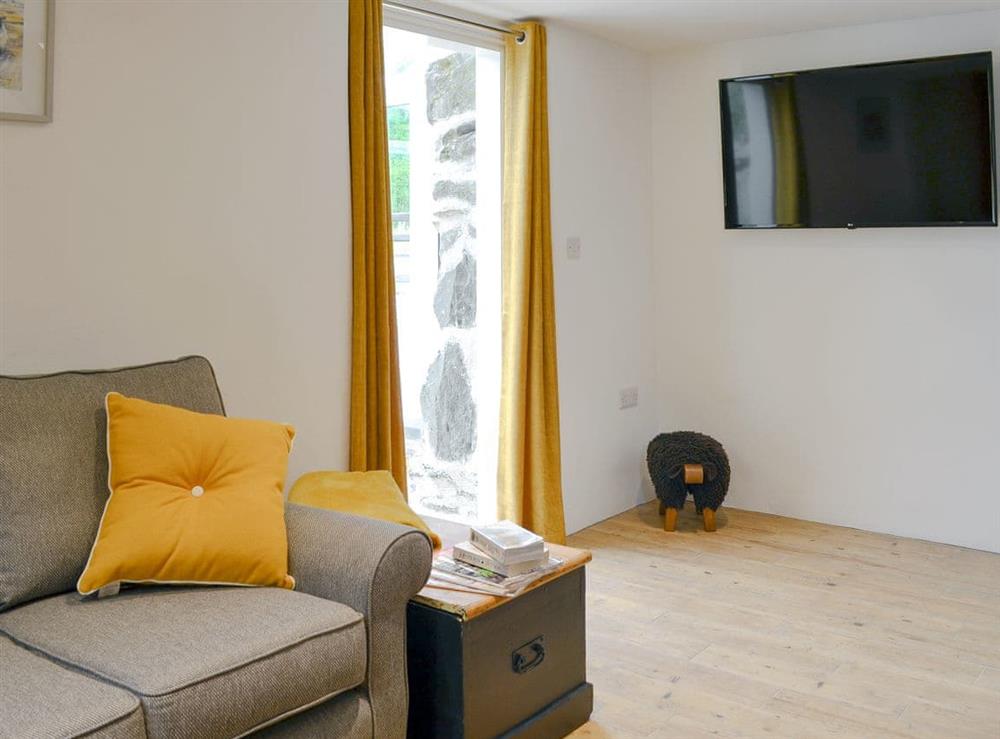 Comfy living area at Ysgoldy Salem, 