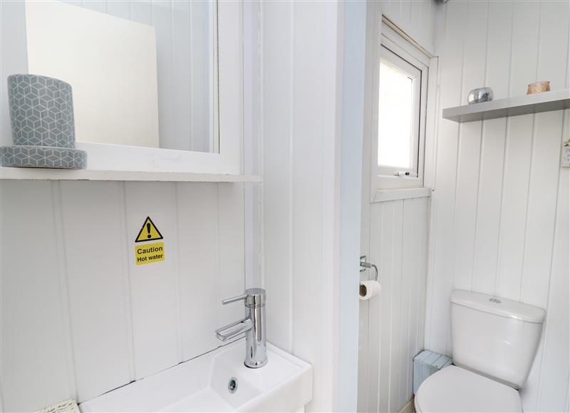 Bathroom at Chalet 151, Clarach Bay near Aberystwyth