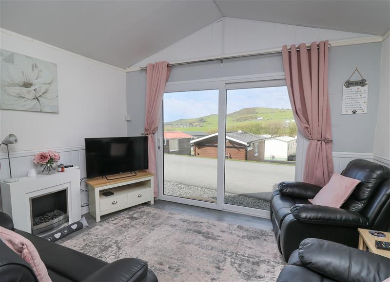 Relax in the living area at Chalet 151, Clarach Bay near Aberystwyth