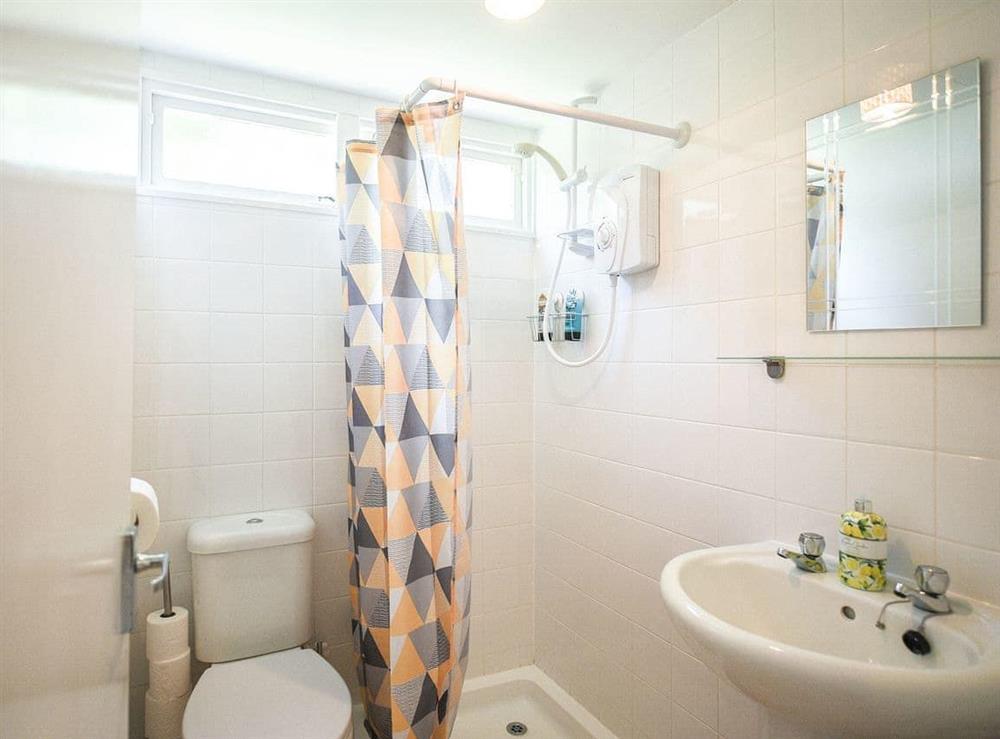 Shower room at Chalet 20 in Tywn, Gwynedd