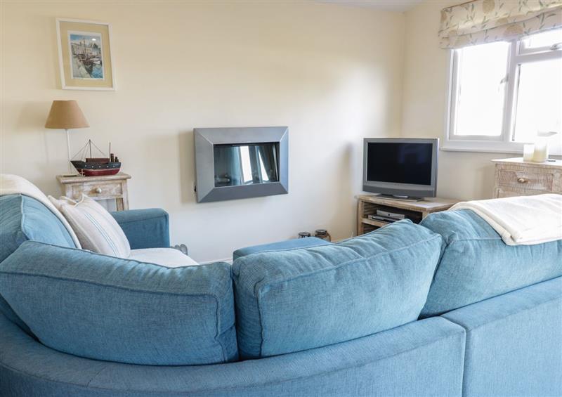 Enjoy the living room at Chalet 216, Atlantic Bays Holiday Park near St Merryn
