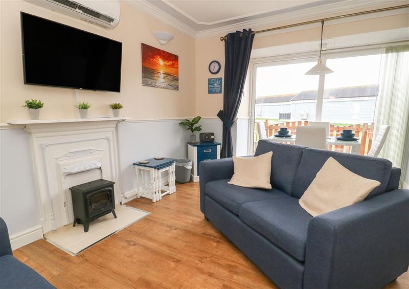 This is the living room at Chalet 235, Wilsthorpe near Bridlington