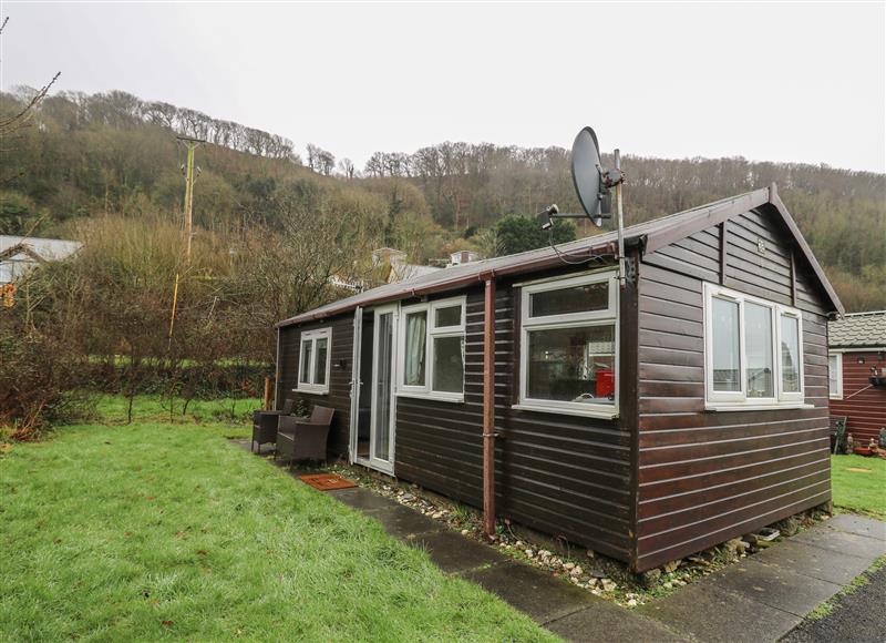 Outside at Chalet 32, Clarach Bay near Aberystwyth