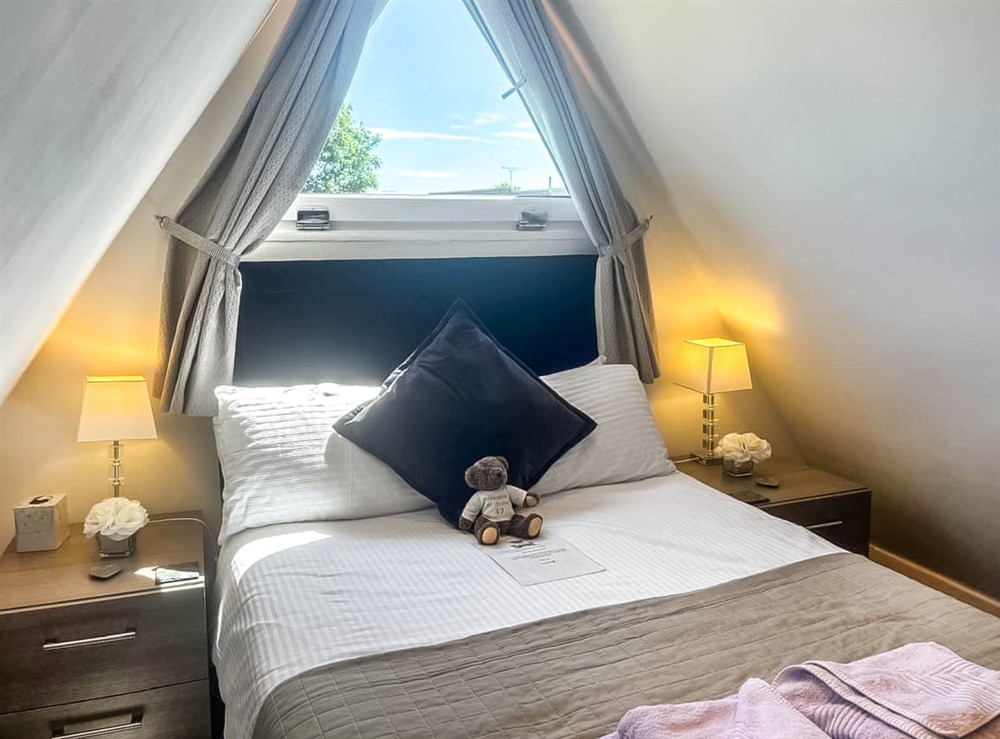 Double bedroom at Chalet 47 By The sea in Kingsdown, Deal, Kent
