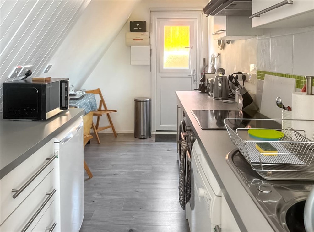 Kitchen at Chalet 47 By The sea in Kingsdown, Deal, Kent