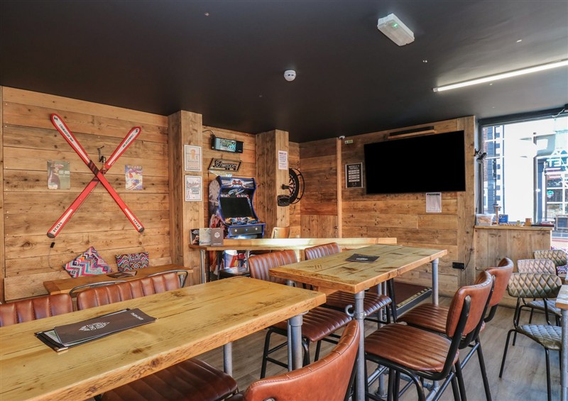 This is the living room at Chalet 86, Tynemouth