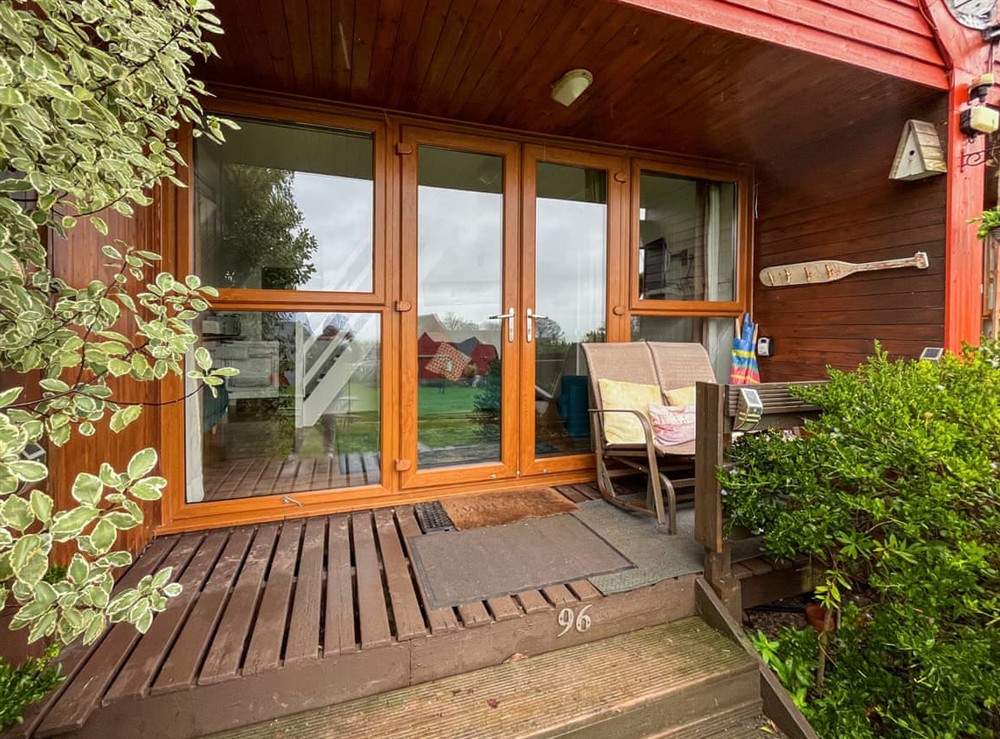 Outdoor at Chalet Lodge in Kingsdown, near Deal, Kent