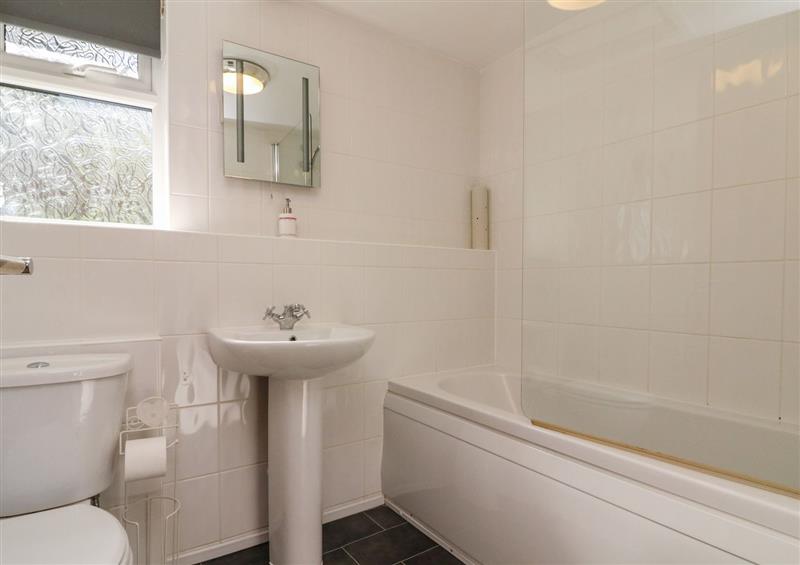 The bathroom at Chalet Log Cabin C11, Combe Martin