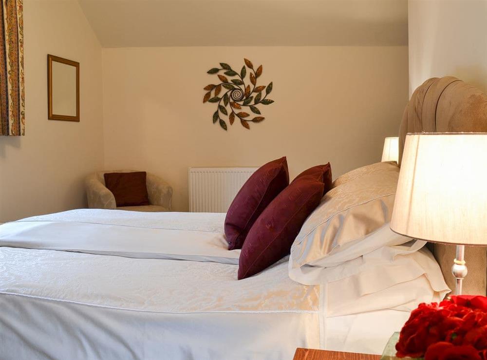 Comfortable double bedroom at Chalgrove in Soar, near Brecon, Powys, Wales