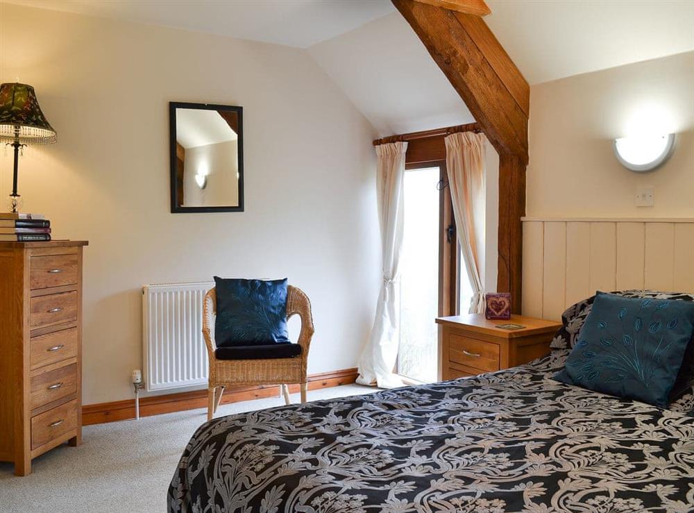 Elegant double bedroom at Chalgrove in Soar, near Brecon, Powys, Wales