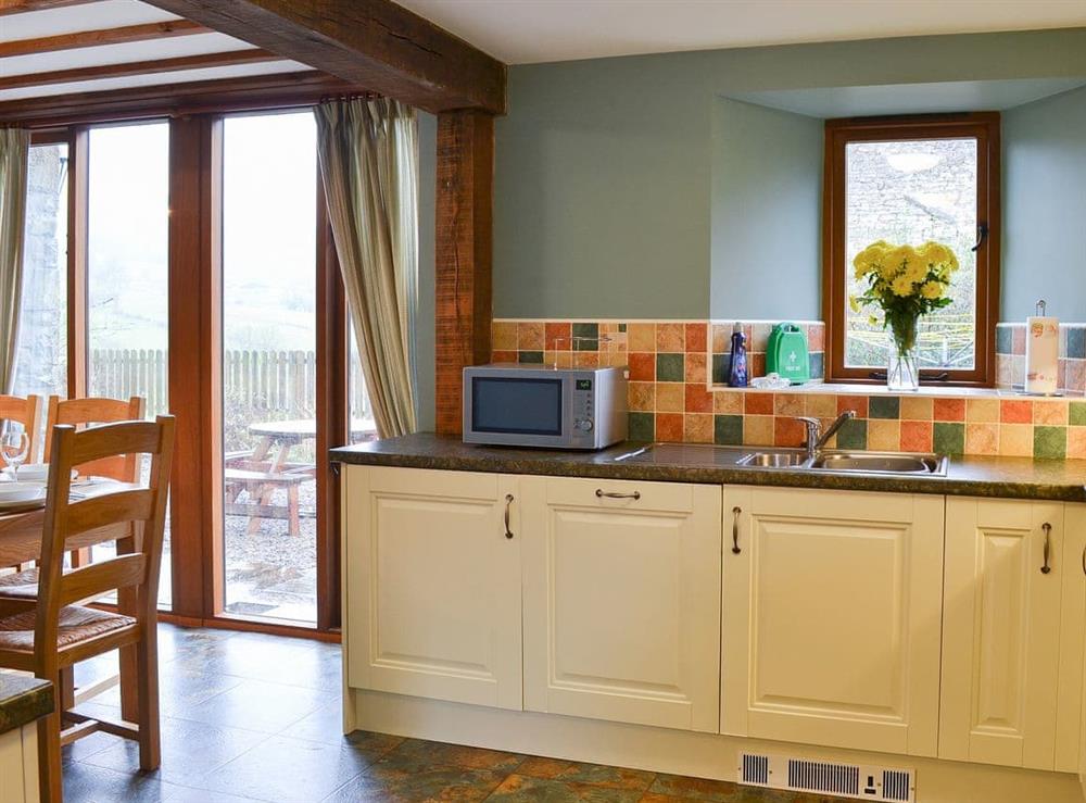 Lovely kitchen at Chalgrove in Soar, near Brecon, Powys, Wales