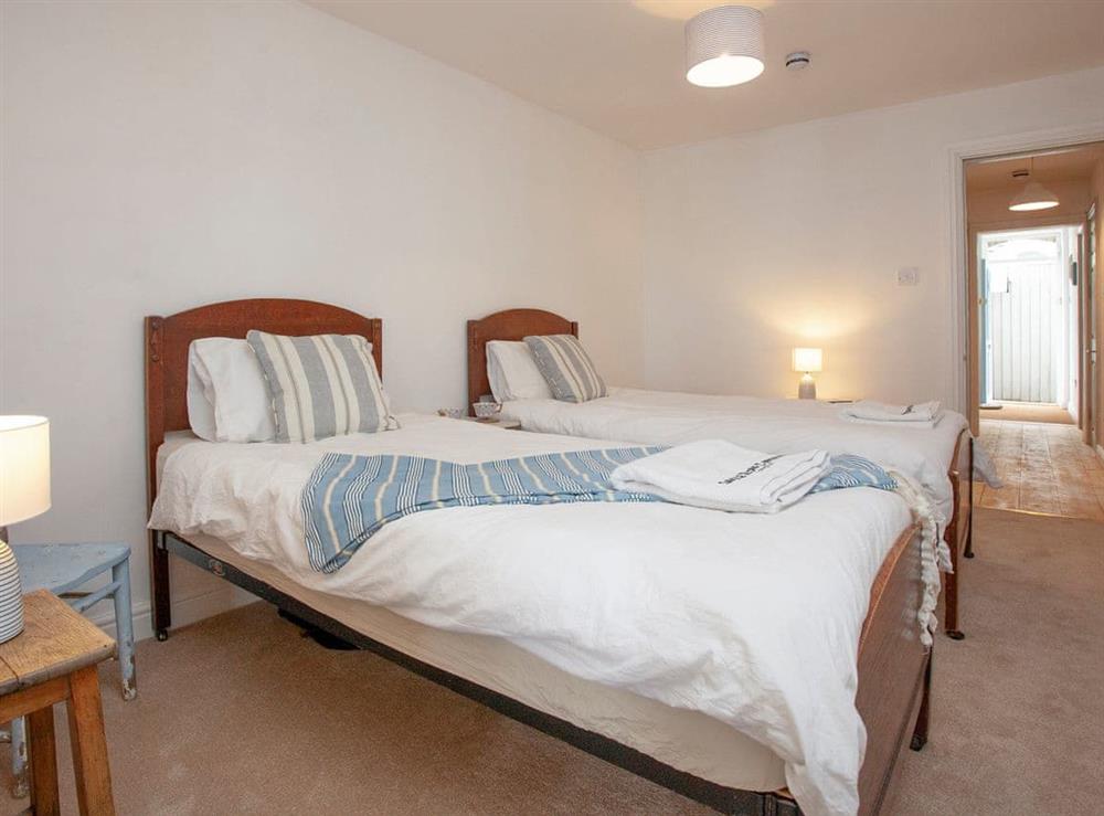 Twin bedroom at Chalky Blue in Ilfracombe, Devon