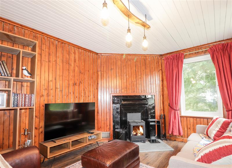 Enjoy the living room at Challenger Bothy, Lairg