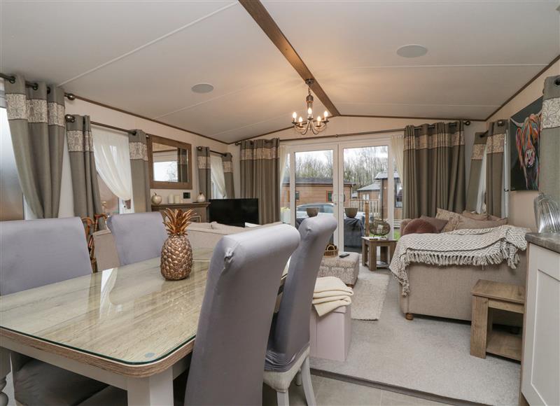 Relax in the living area at Chalmaz 1, South Lakes Leisure Village near Carnforth