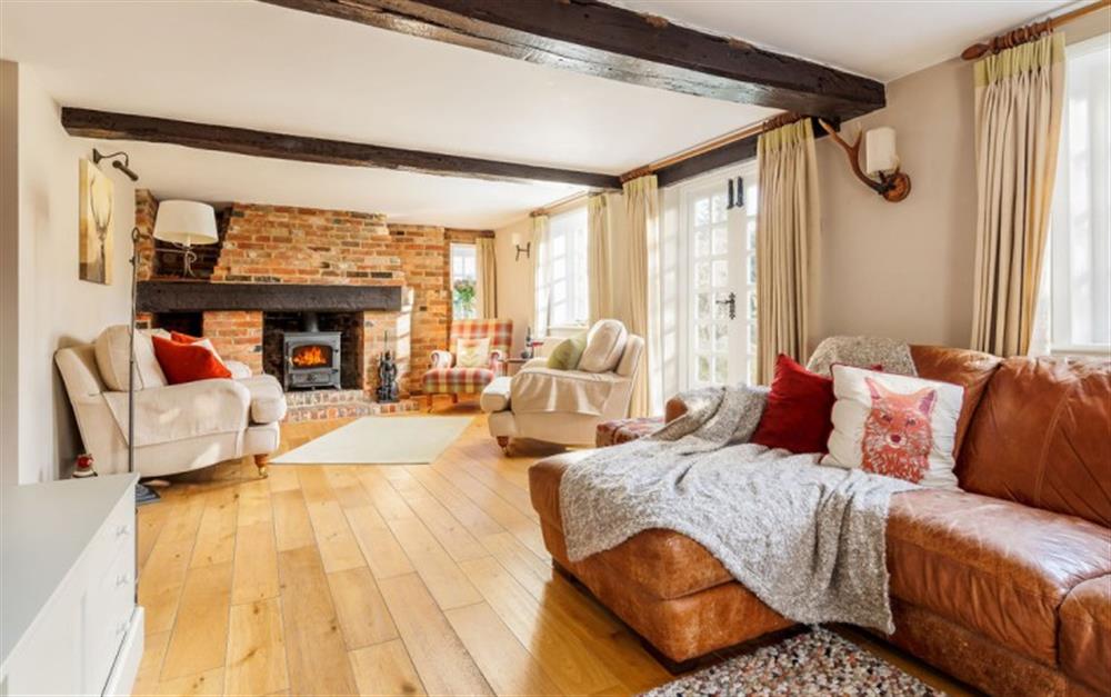 This is the living room at Chamberlains Cottage in Brockenhurst