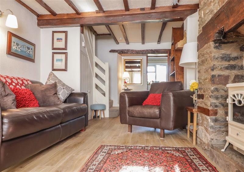 Relax in the living area at Chancery Cottage, Hay-On-Wye