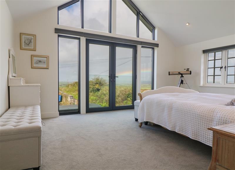 One of the bedrooms at Channel View House, Near Wadebridge