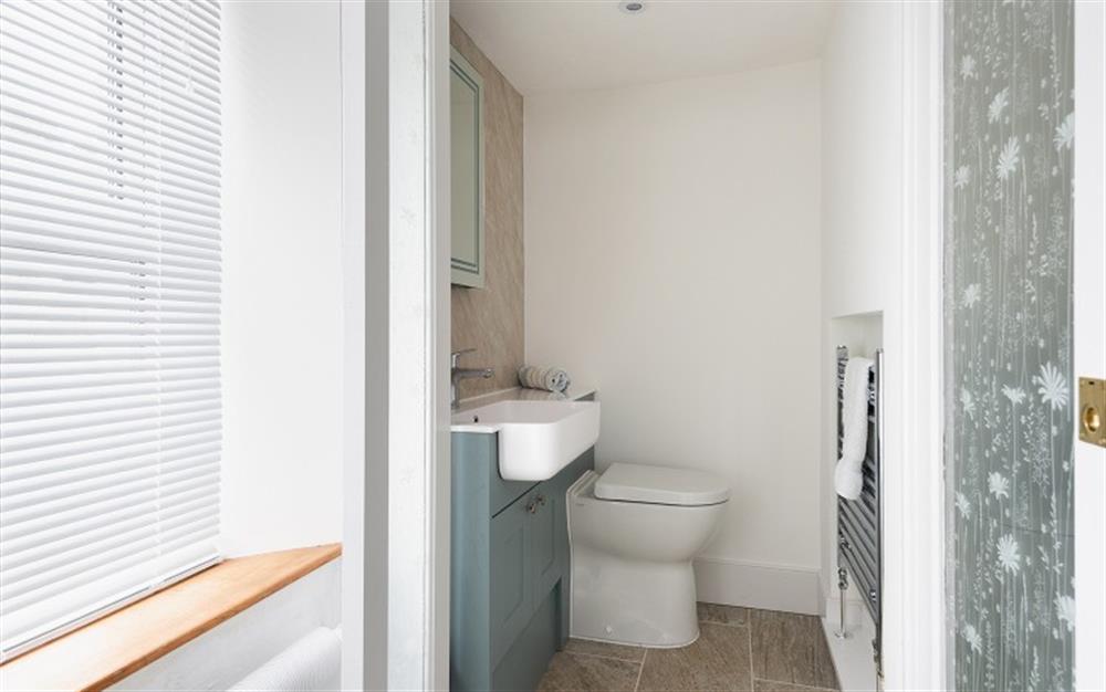 Master bedroom ensuite w/c at Chantry Cottage in Dittisham