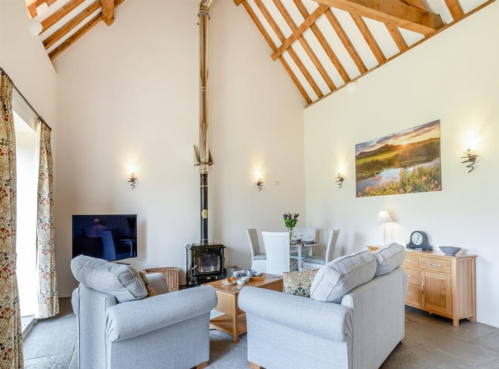 Open plan living space (photo 3) at Chapel Barn in Ashcott, near Bridgwater, Somerset