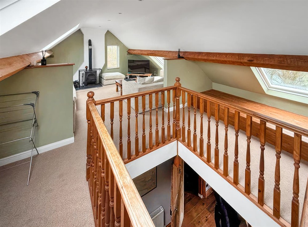 Living area at Chapel Bay Cottage in Anlge, near Pembroke, Dyfed