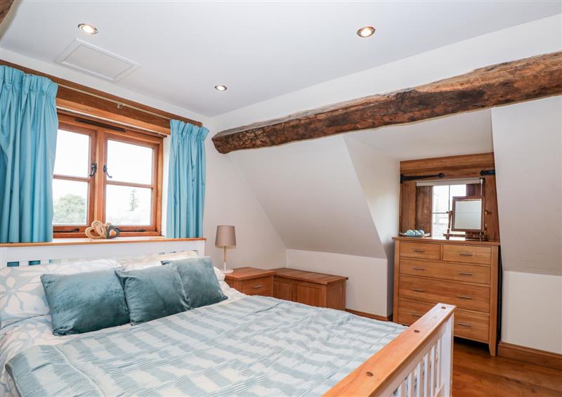 The double bedroom at Chapel Cottage, Leonard Stanley near Kings Stanley, Gloucestershire