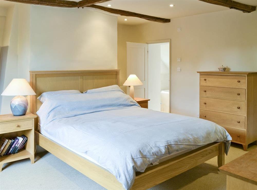 Master bedroom at Chapel Cottage in Thornage, near Holt, Norfolk