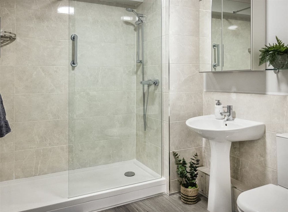 Bathroom at Chapel Court Apartment in Barnard Castle, Durham