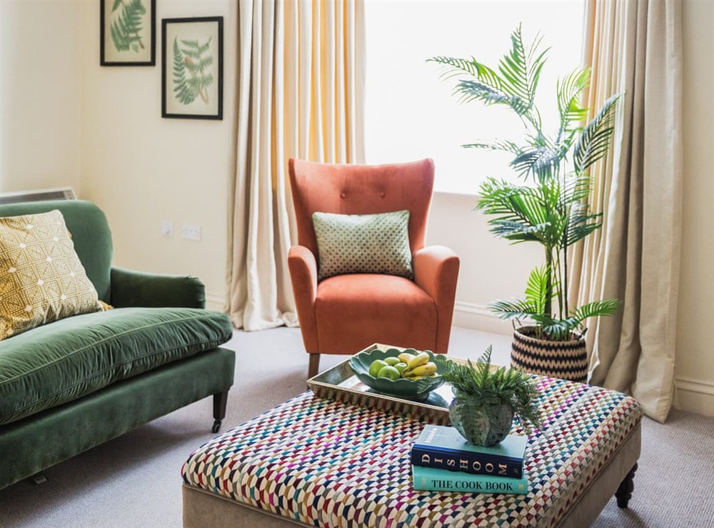 Living area at Chapel Court Apartment in Barnard Castle, Durham