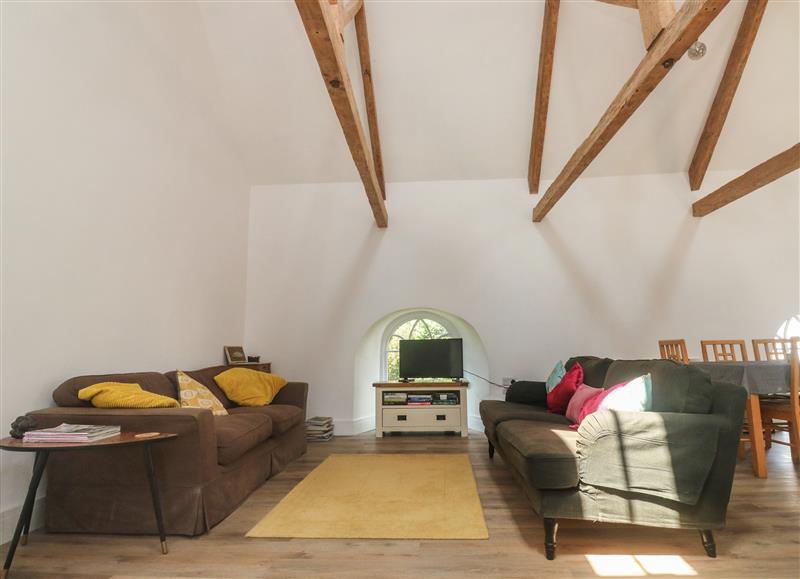 Enjoy the living room at Chapel House, Sampford Courtenay near North Tawton