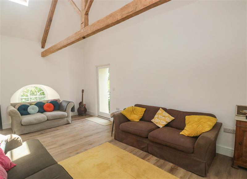 The living room at Chapel House, Sampford Courtenay near North Tawton